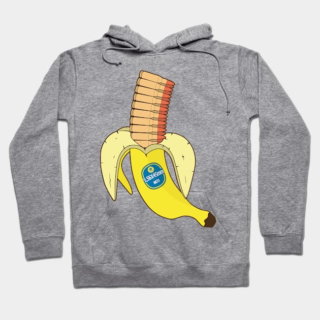 Banana magazine for 5.56 x 45 mm NATO assault rifle Hoodie by FAawRay